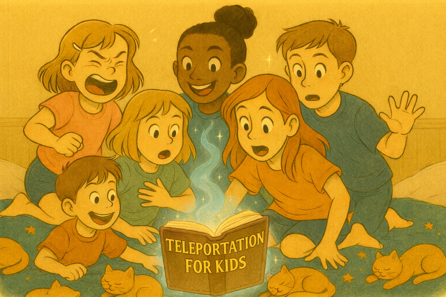 Teleporting in Cat Land